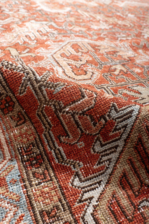 Antique Heriz Area Rug (8' x 11')